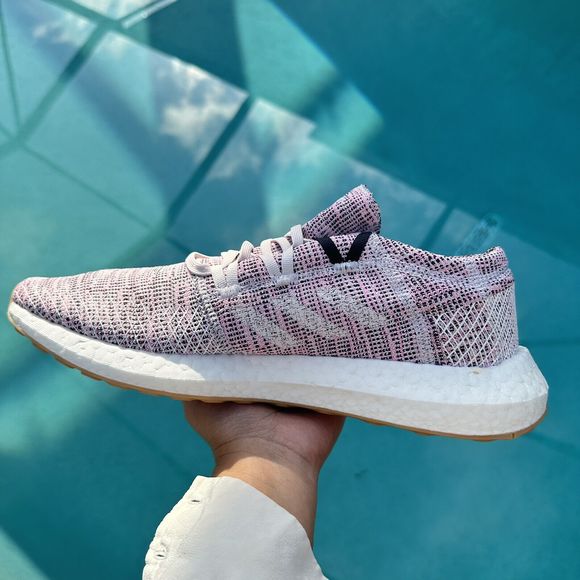 WOMEN'S adidas PureBoost Go Running Shoes Orchid Tint B75824 Size 11 - Picture 6 of 10